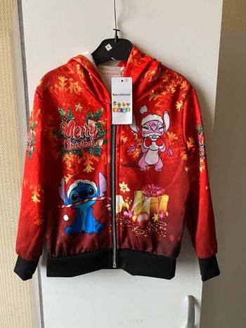 Veste zippée à capuche fille Stitch taille 4 ans  