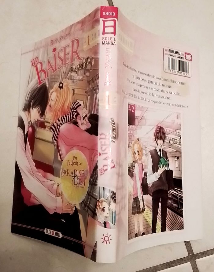 Manga "un baiser à la vanille" n° 1 de Rina Yagami - photo numéro 3