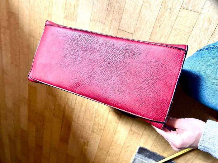 👜 Sac à main Torrente rouge en similicuir - photo numéro 7