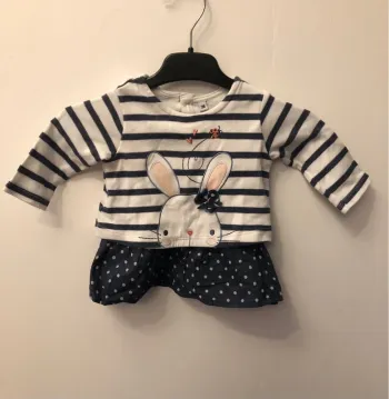 Robe manches longues 3mois