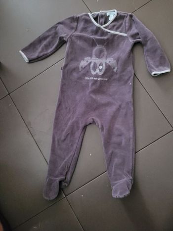 Pyjama velours Obaibi 18 mois