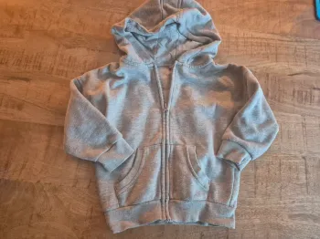 Gilet gris zippé