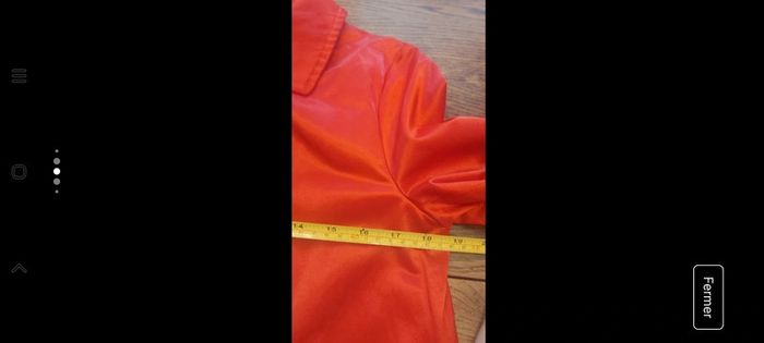 Veste trench rouge Vue sur Mer Ladies taille 38 - photo numéro 9