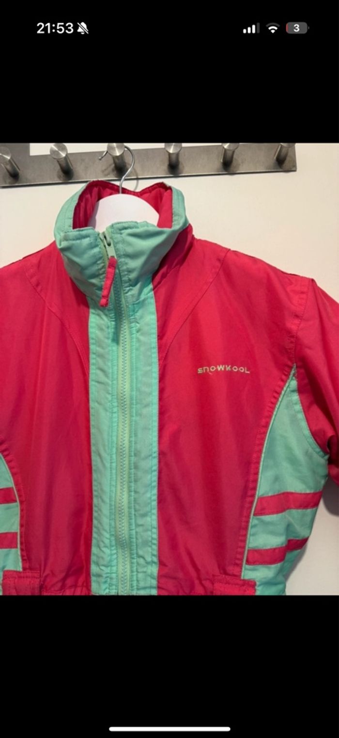 Combinaison de ski fille vintage 8 ans - photo numéro 3