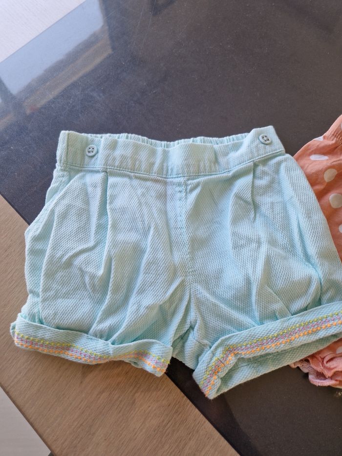 Lots de deux short fille taille 18 mois - photo numéro 3