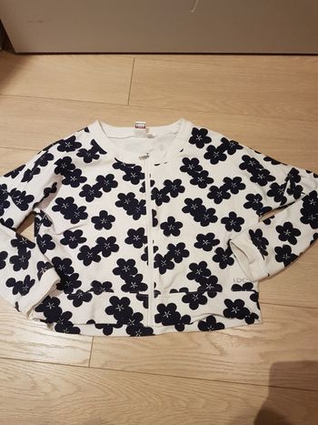 Gilet fleur 10 ans