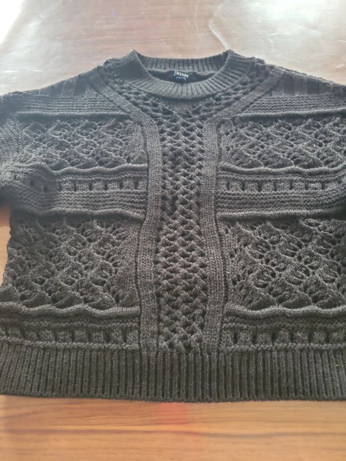 Pull noir femme XS - photo numéro 4