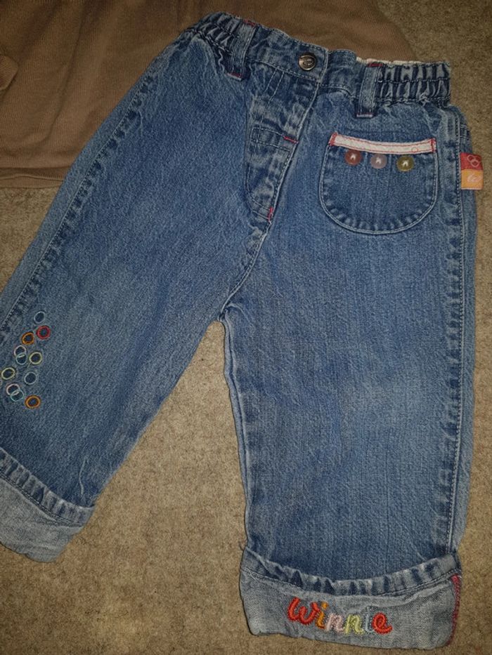 Ensemble 2 pièces fille 12mois Disney mila blue - photo numéro 3