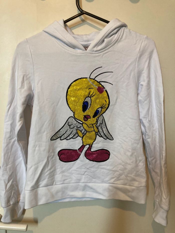 Sweat à Capuche Looney Tunes Tweety