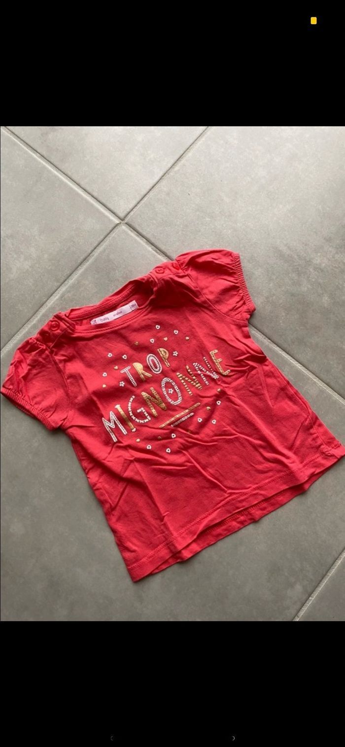 Tee shirt manches courtes Neuf 18 mois