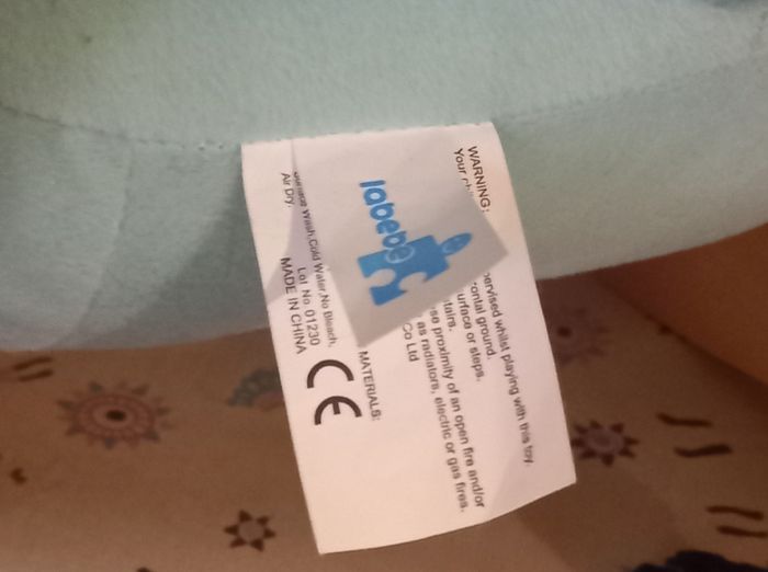 Bascule bois et tissus pour bébé en securite - photo numéro 5