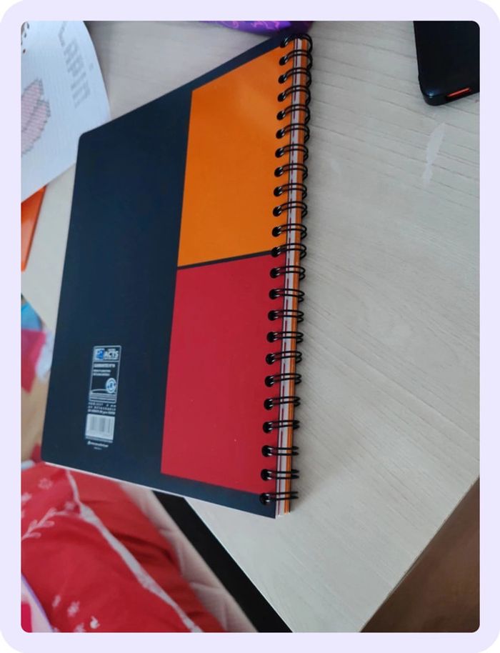 Oxford Cahier  Managerbook Couverture Polypro Gris - photo numéro 4