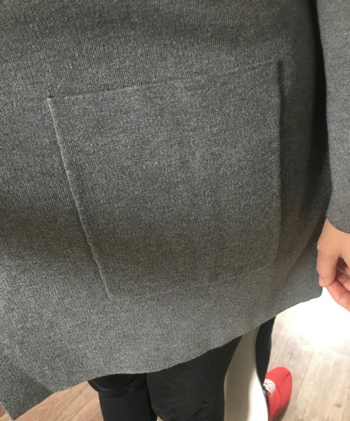 Gilet avec poche, gris, Sud Express , taille Unique - photo numéro 4