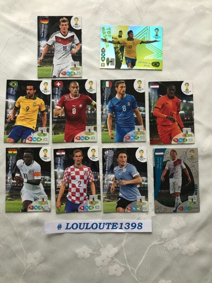 Cartes Panini Mondial 2014