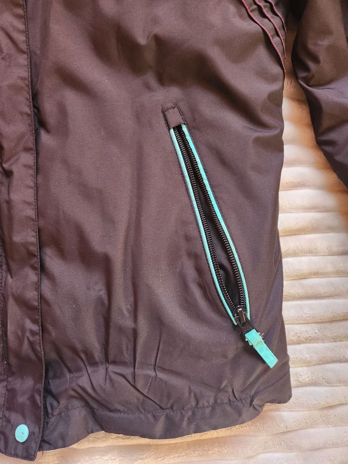 Veste de ski fille 12 ans – Oxylane gris anthracite – Très bon état - photo numéro 2