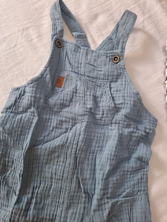 Lot de 4 shorts + 1 salopette-short, 18 mois - photo numéro 5