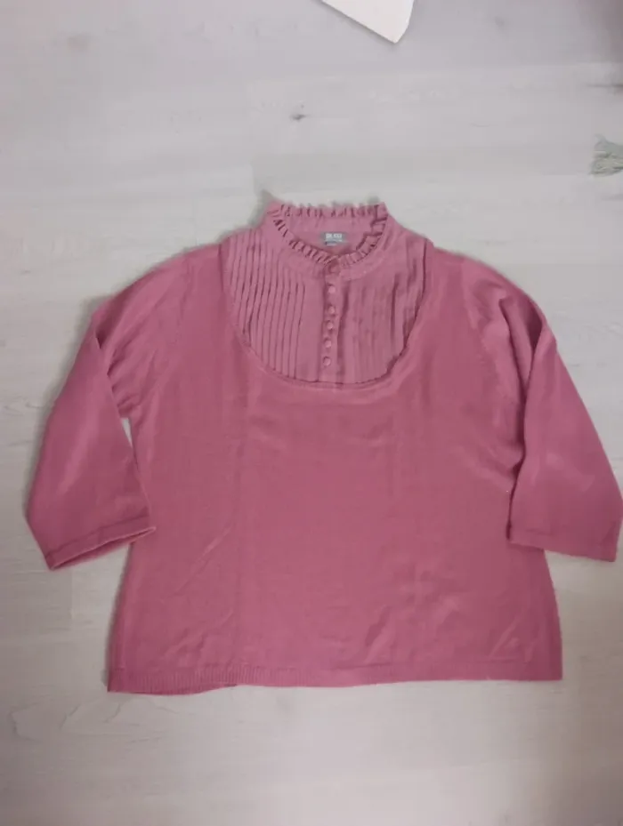 Haut vieux rose Bleu Bonheur taille 46 en Tbe