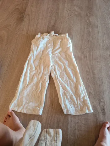 Pantalon lin 8ans fpc