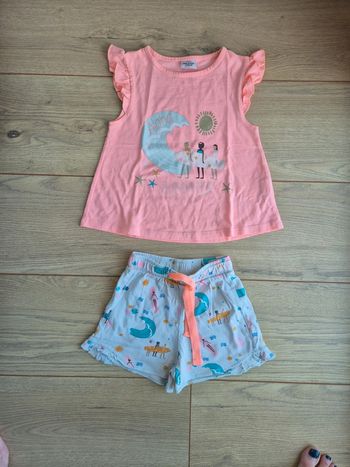 Pyjama sommer rose saumon