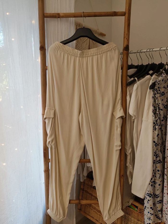 Joli pantalon cargo fluide Bik Bok taille L neuf avec étiquette 🏷 - photo numéro 5