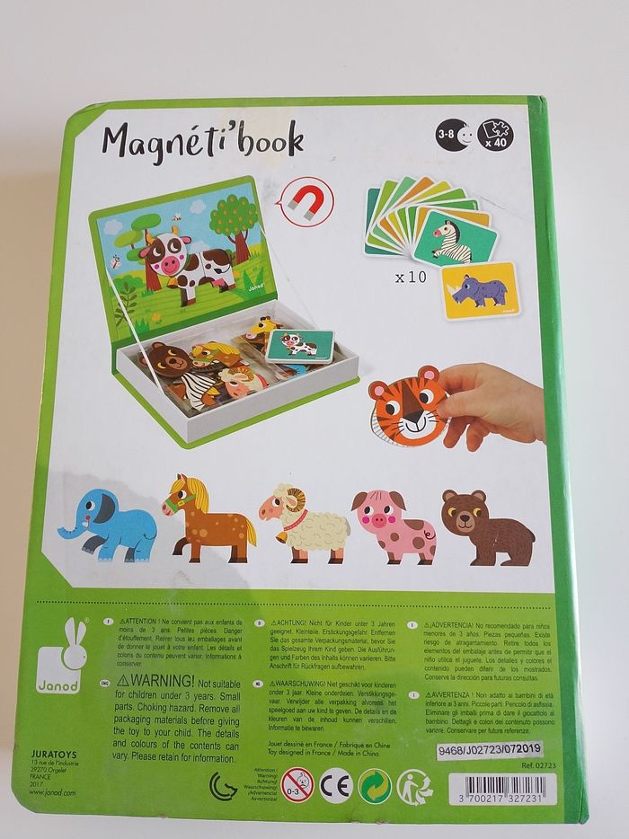 Magneti'book animaux janod complet - photo numéro 2