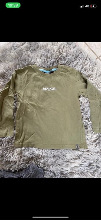 Tee-shirt manche longue kaki