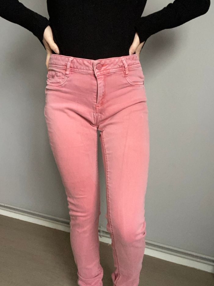 Jean rose kaporal taille s