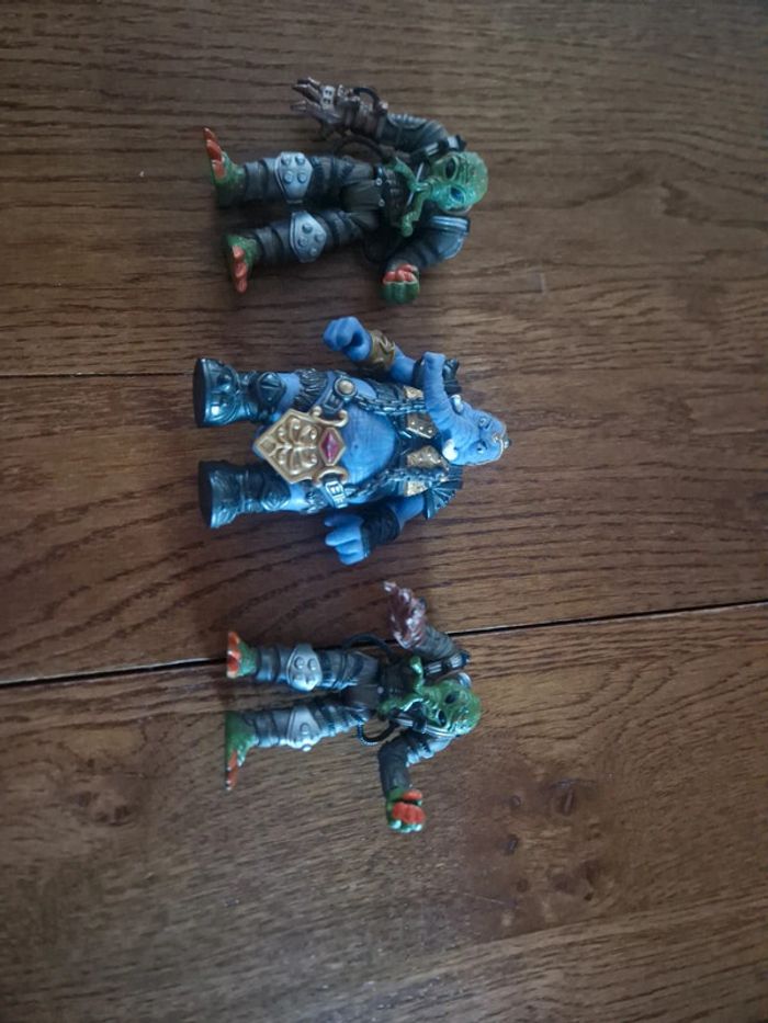 Lot de 3 figurines Chap Mei 1996 et 2001 guerriers - photo numéro 6
