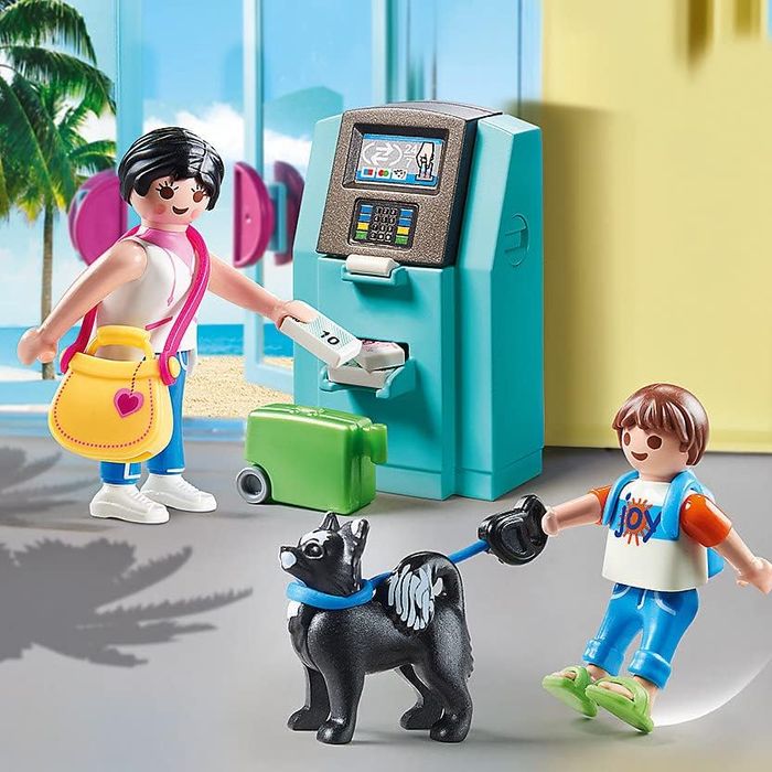 Playmobil Family Fun 70439 Vacanciers et Distributeur Automatique à Billets - photo numéro 2