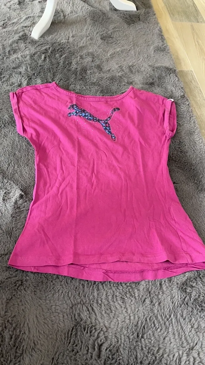 T-shirt de sport rose