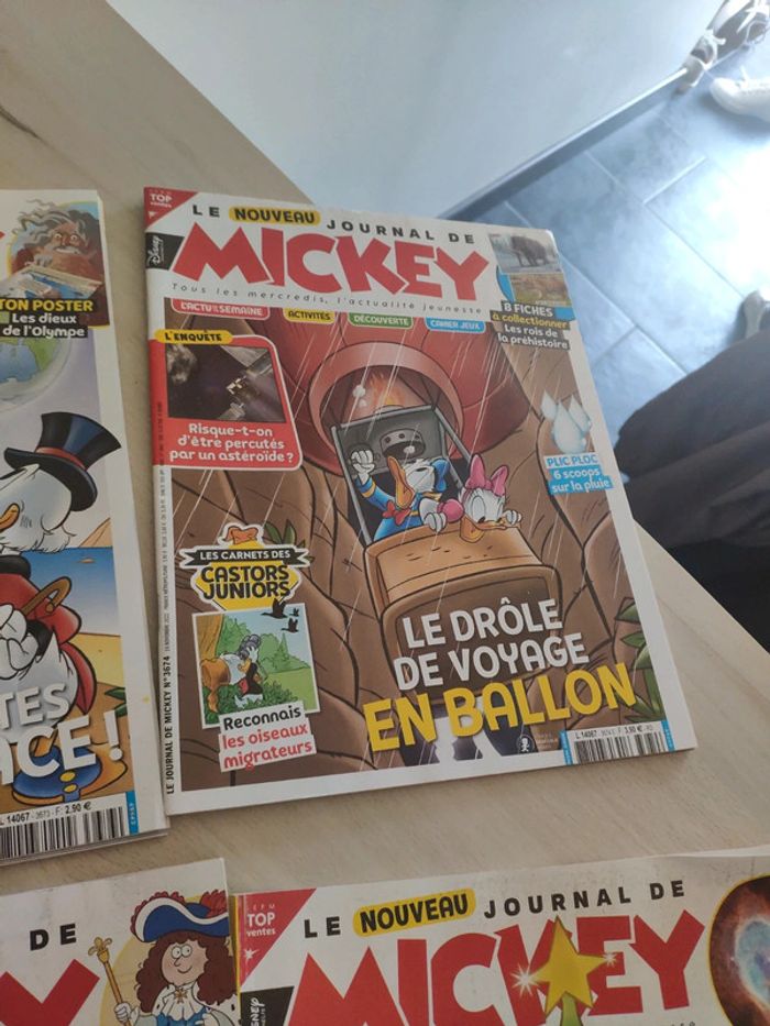 Lot de 9 nouveau journal de Mickey du 3670 au 3678 - photo numéro 5