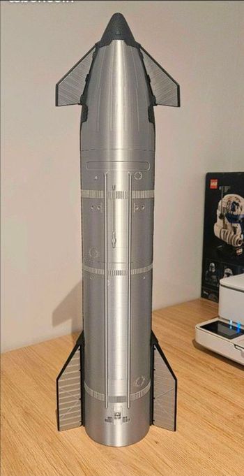 Fusée SpaceX Starship 33 Bloc -52cm