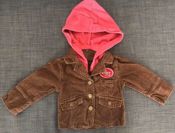 Veste capuche amovible 6 mois