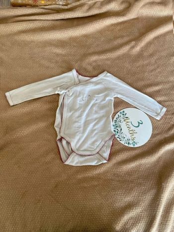 Body petit bateau,  3 mois