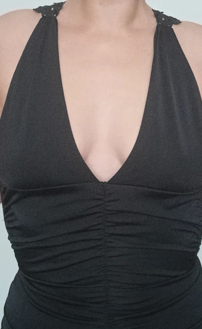 Top décolleté dos nu noir taille unique - photo numéro 6