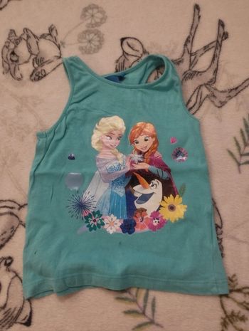 Débardeur reine des neige Disney 3 ans