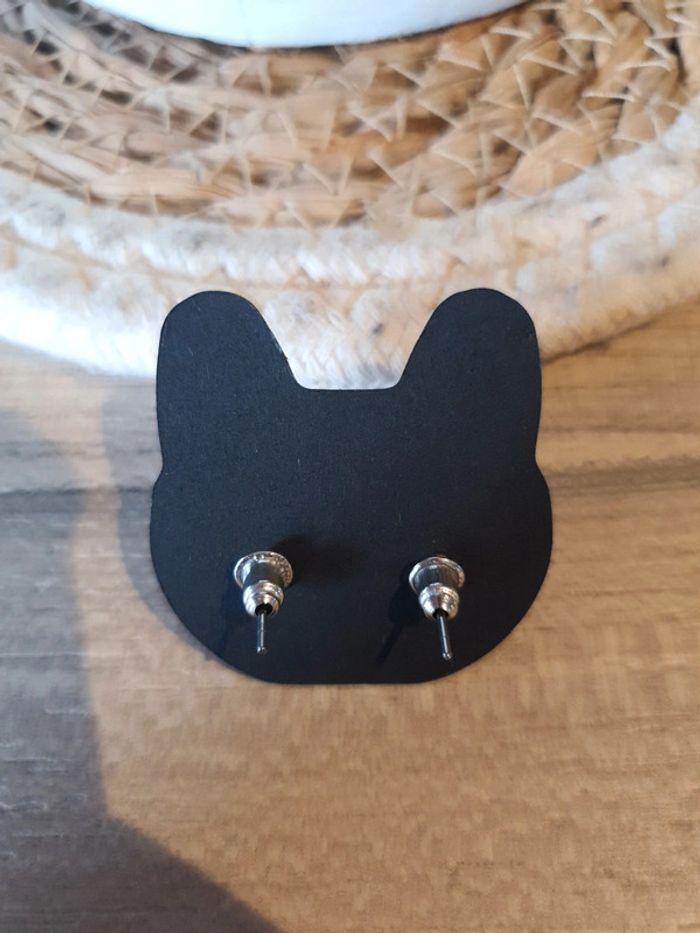 Neuf > Boucles d'oreilles à tige en perles d'eau douce roses - photo numéro 3