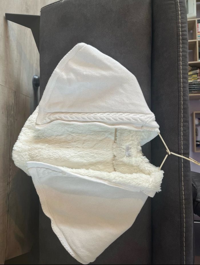 Poncho bébé polaire