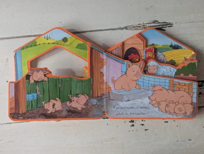 Lot de 2 livres jeunesse – Dans la ferme + Lili & Patapon : Attends-moi Patapon ! - photo numéro 6