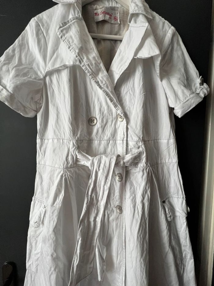 Robe longue portefeuille / trench - photo numéro 2