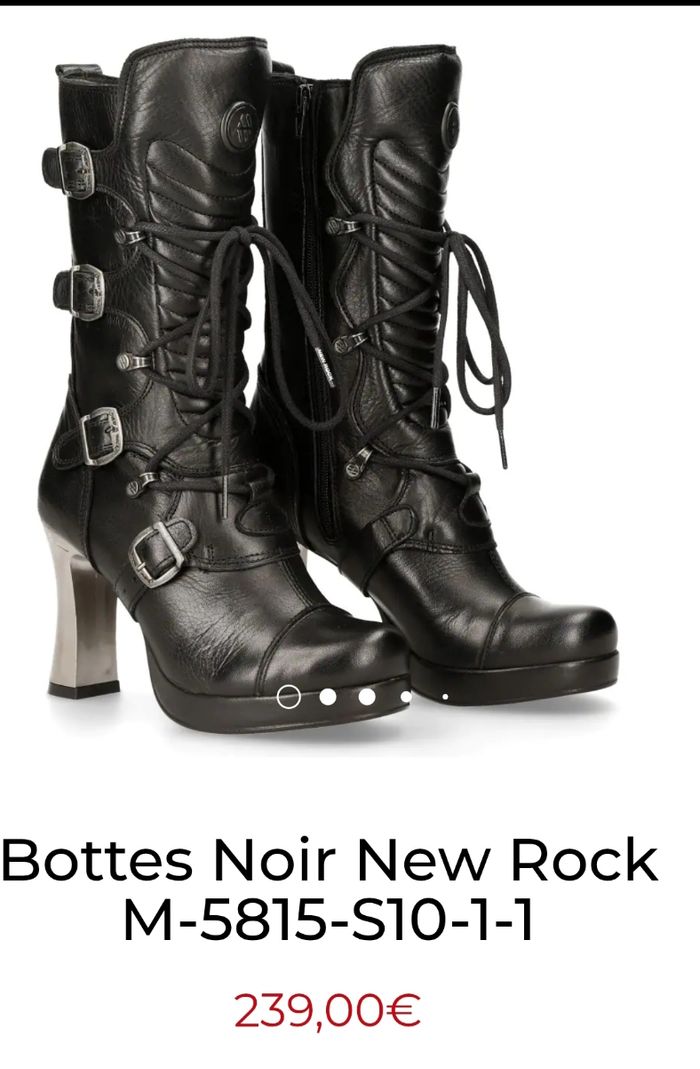 Botte new rock neuve