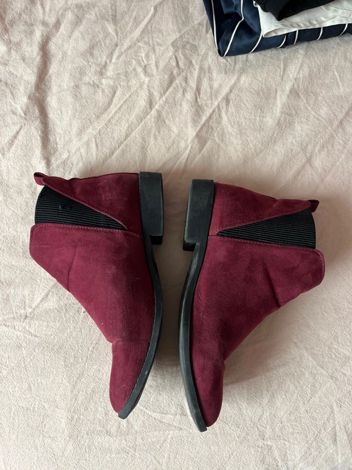 Bottines prunes Primark - photo numéro 3