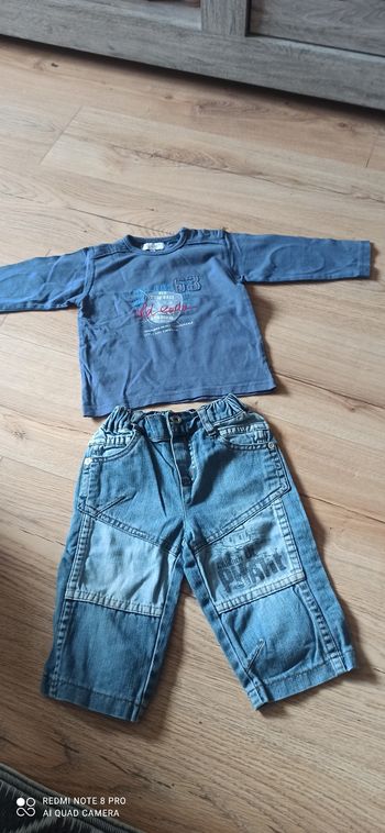 Lot de 5 ensembles 12 mois garçon