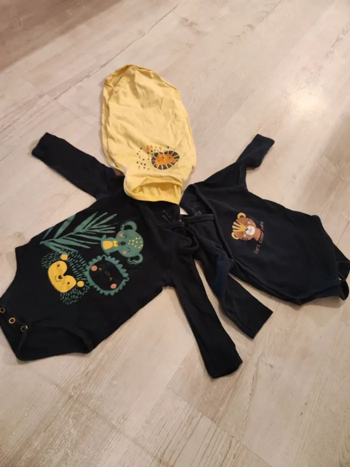Lot 3 bodys 6 mois