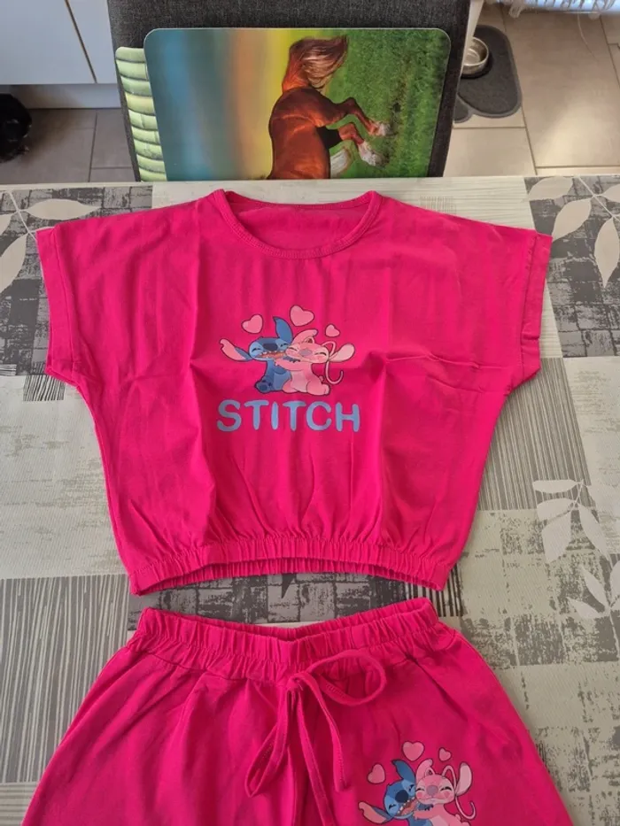 Ensemble 2 pieces Stitch 14 ans - photo numéro 2