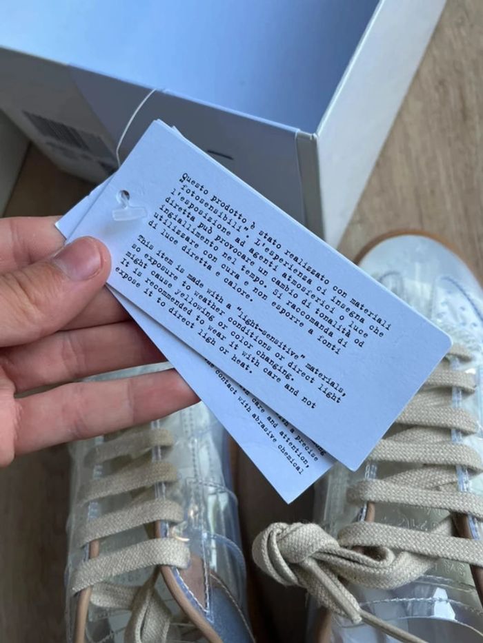 Maison Margiela Sneakers Transparente 36 - photo numéro 6