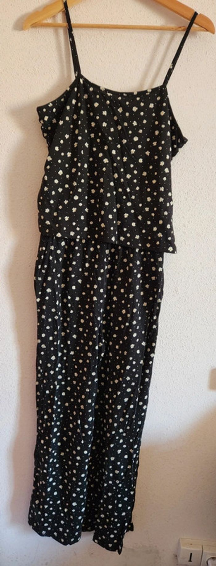 Combinaison fille 16 ans à bretelles noire C&A