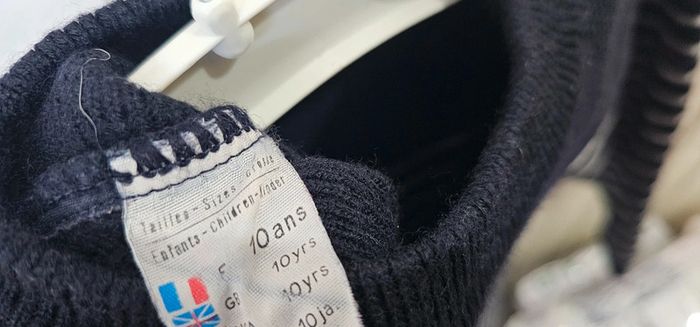 Pull Marinière laine Saint James 10 ans - photo numéro 4