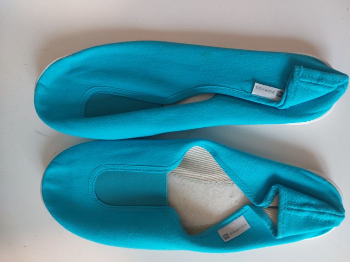 chaussons rythmique danse bleu 38
