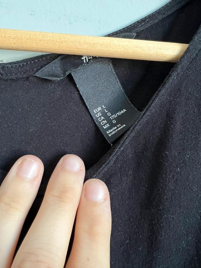 Robe noire H&M taille L - photo numéro 3